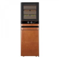 Шкаф для хранения сигар (хьюмидор) Afidano L8 (Коньячная кожа)